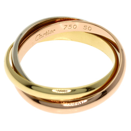 CARTIER Trinity SM #50 Ring K18 Yellow Gold 18K Pink GoldLadies [Used]