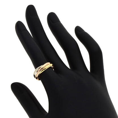 CARTIER Trinity SM #50 Ring K18 Yellow Gold 18K Pink GoldLadies [Used]