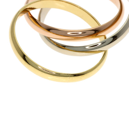 CARTIER Trinity SM #50 Ring K18 Yellow Gold 18K Pink GoldLadies [Used]