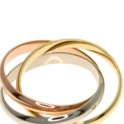 CARTIER Trinity SM #50 Ring K18 Yellow Gold 18K Pink GoldLadies [Used]