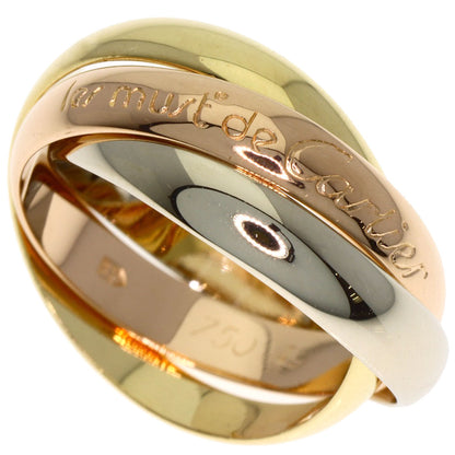 CARTIER Trinity #49 Ring K18 Yellow Gold 18K Pink GoldLadies [Used]