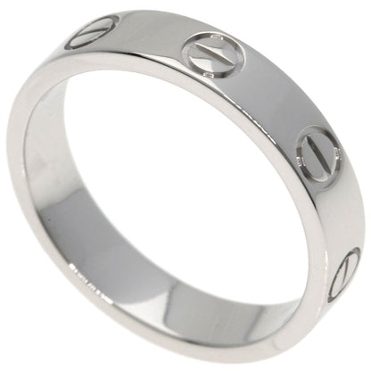 CARTIER mini love ring #48 Ring Platinum PT950 Ladies [Used]
