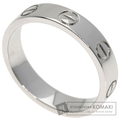 CARTIER mini love ring #48 Ring Platinum PT950 Ladies [Used]
