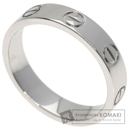 CARTIER mini love ring #48 Ring Platinum PT950 Ladies [Used]