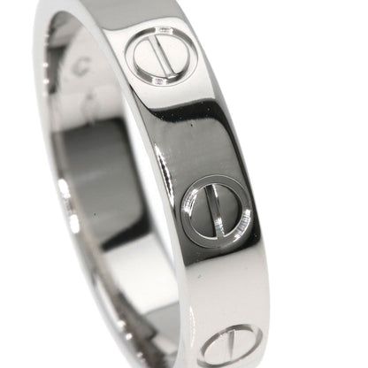 CARTIER mini love ring #48 Ring Platinum PT950 Ladies [Used]