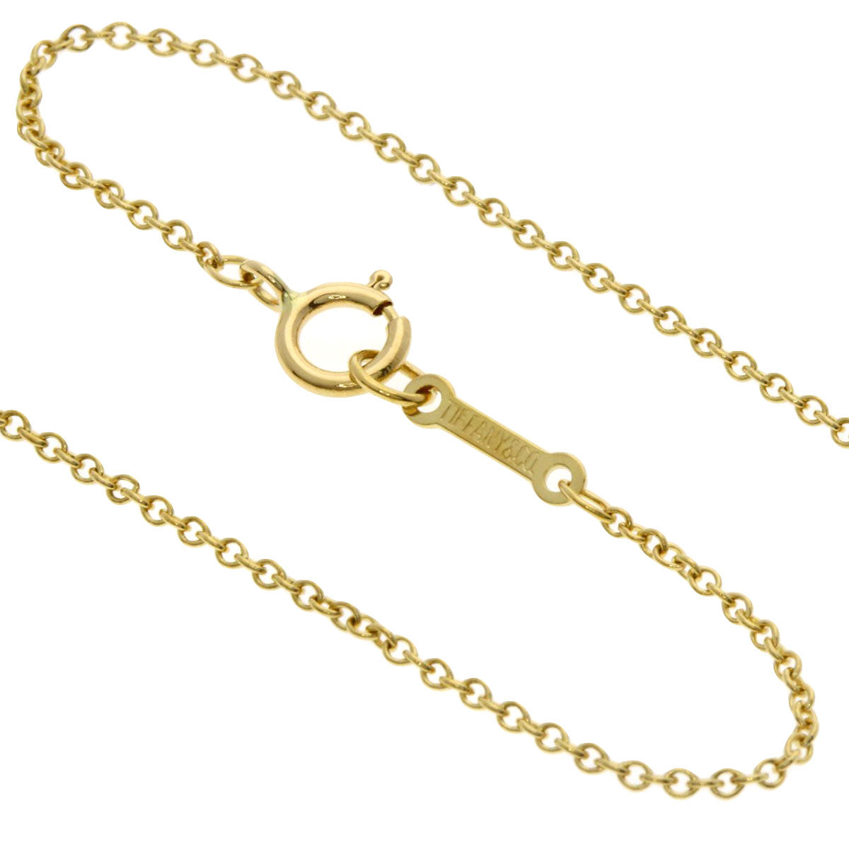 TIFFANY&Co. Bean Necklace K18 Yellow Gold Ladies [Used]