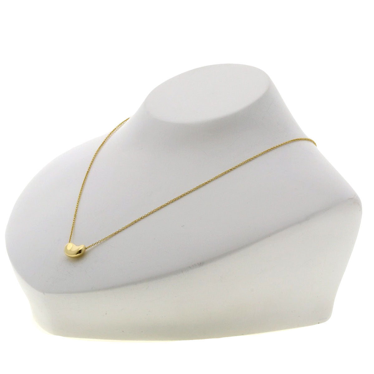 TIFFANY&Co. Bean Necklace K18 Yellow Gold Ladies [Used]