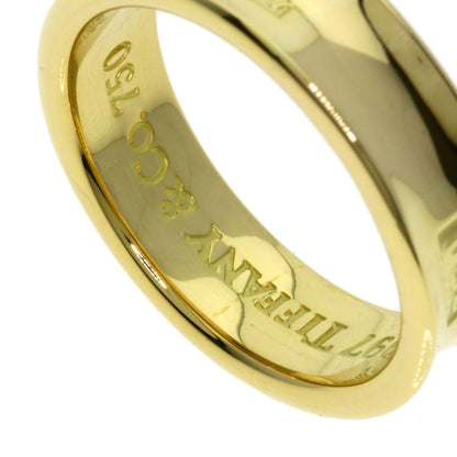 TIFFANY&Co. 1837 Ring K18 Yellow Gold Ladies [Used]