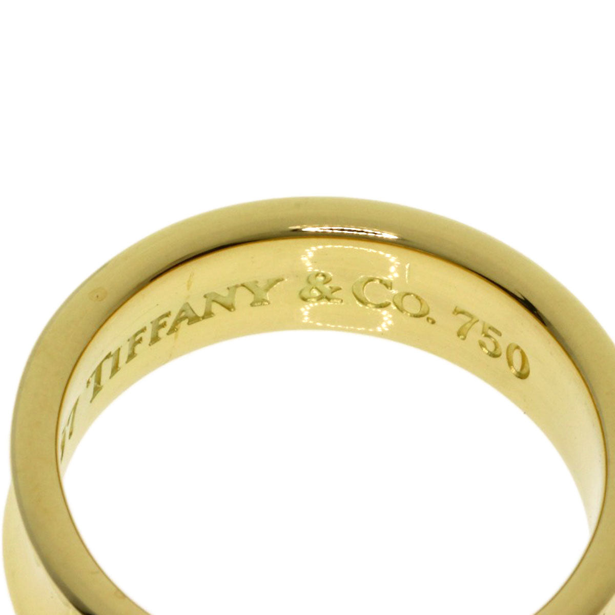 TIFFANY&Co. 1837 Ring K18 Yellow Gold Ladies [Used]