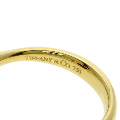TIFFANY&Co. Open Heart Diamond Ring K18 Yellow Gold Ladies [Used]