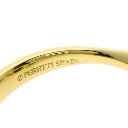 TIFFANY&Co. Open Heart Diamond Ring K18 Yellow Gold Ladies [Used]
