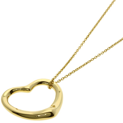 TIFFANY&Co. Open heart Necklace K18 Yellow Gold Ladies [Used]