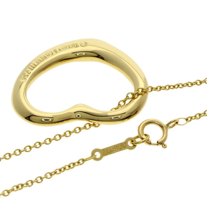 TIFFANY&Co. Open heart Necklace K18 Yellow Gold Ladies [Used]