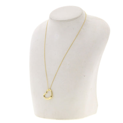 TIFFANY&Co. Open heart Necklace K18 Yellow Gold Ladies [Used]