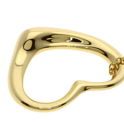 TIFFANY&Co. Open heart Necklace K18 Yellow Gold Ladies [Used]