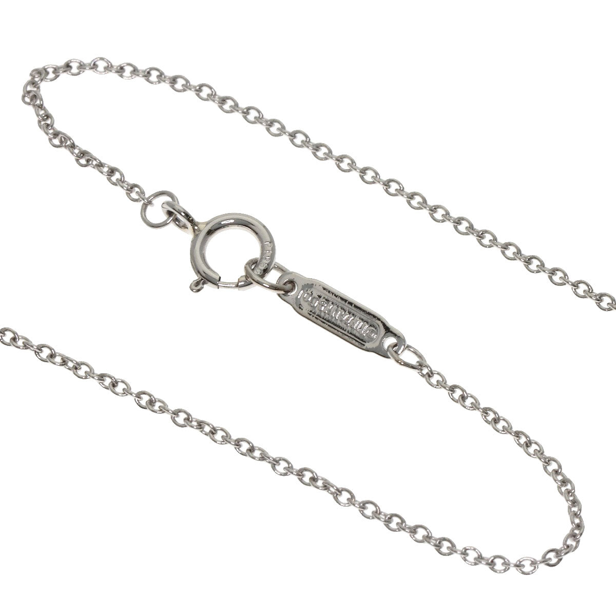 TIFFANY&Co. Horseshoe Diamond Necklace Platinum PT950 Ladies [Used]