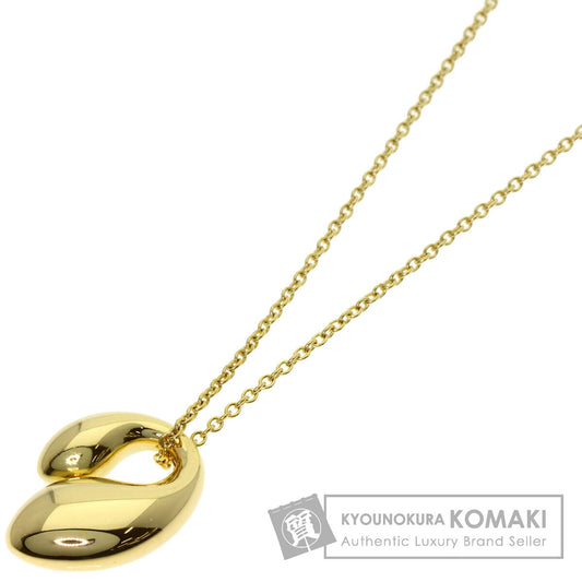TIFFANY&Co. Double teardrop Necklace K18 Yellow Gold Ladies [Used]