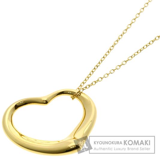 TIFFANY&Co. Open heart Necklace K18 Yellow Gold Ladies [Used]