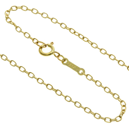 TIFFANY&Co. Open heart Necklace K18 Yellow Gold Ladies [Used]