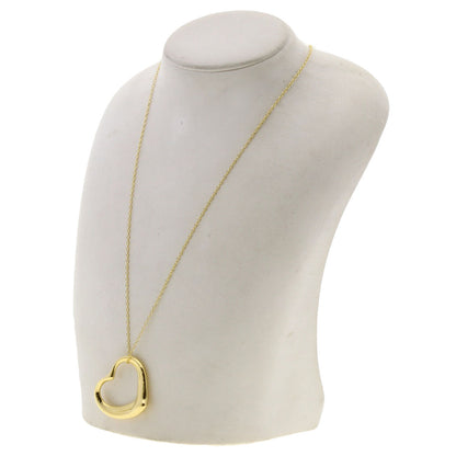 TIFFANY&Co. Open heart Necklace K18 Yellow Gold Ladies [Used]