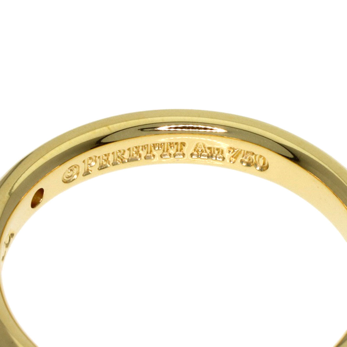 TIFFANY&Co. Stacking band 1P Diamond Ring K18 Yellow Gold Ladies [Used]