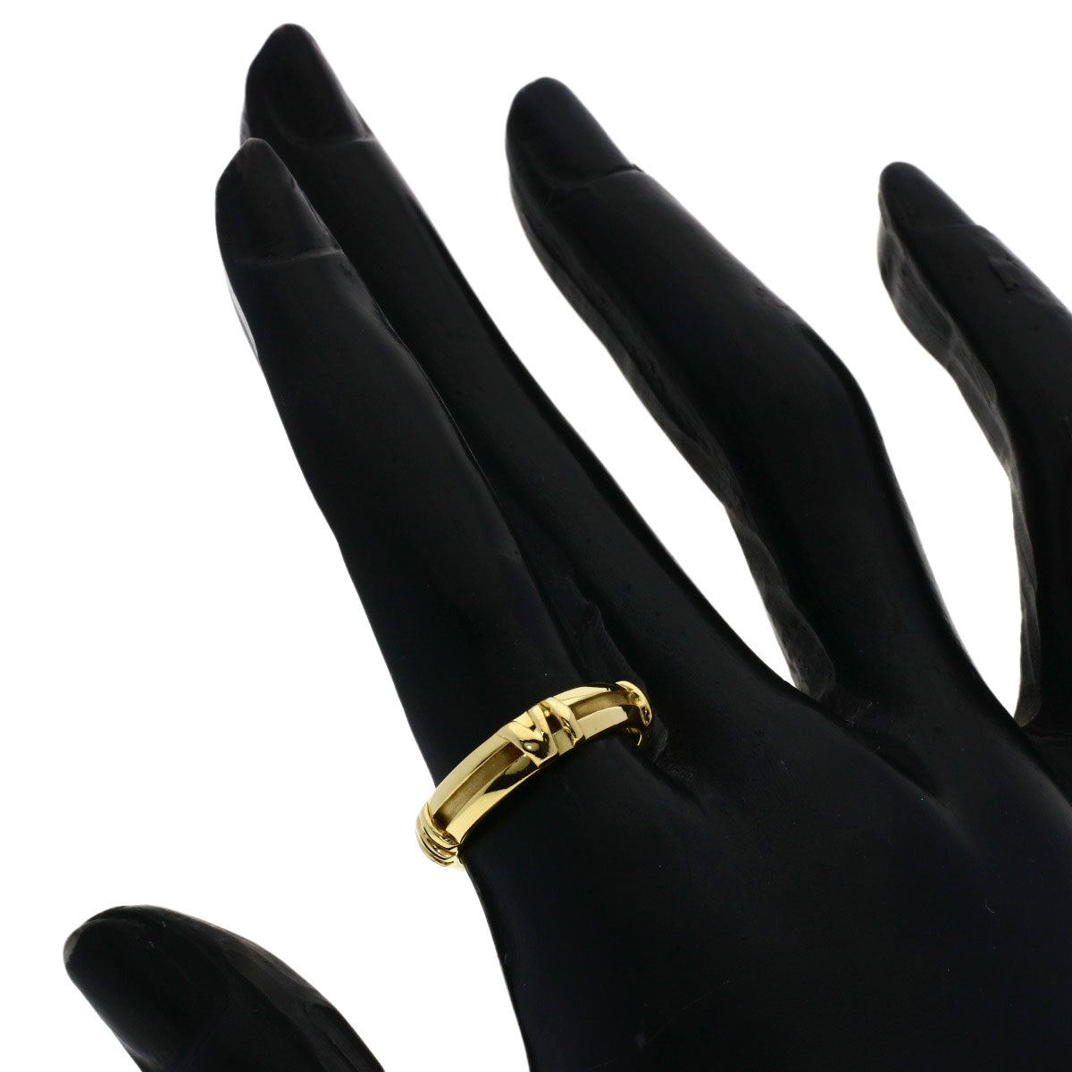 TIFFANY&Co. Atlas Numeric Ring K18 Yellow Gold Ladies [Used]