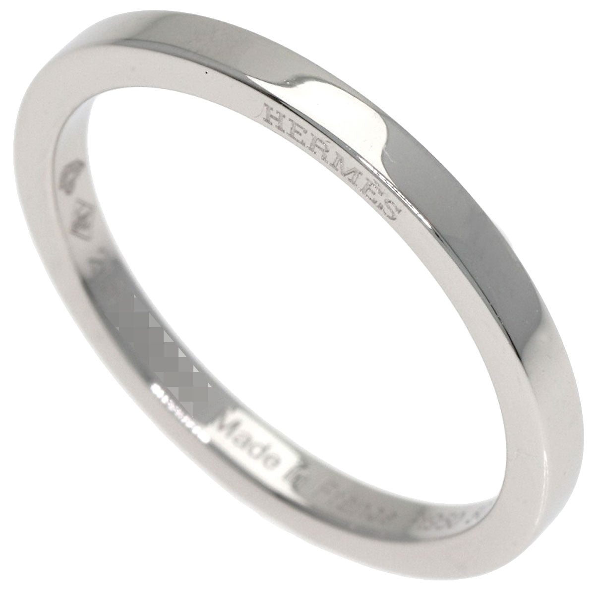 HERMES Phil Ron #50 Ring Platinum PT950 Ladies [Used]