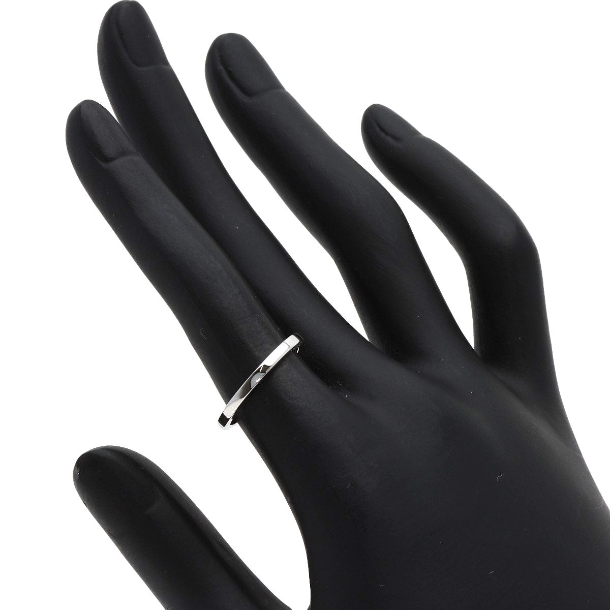HERMES Phil Ron #50 Ring Platinum PT950 Ladies [Used]