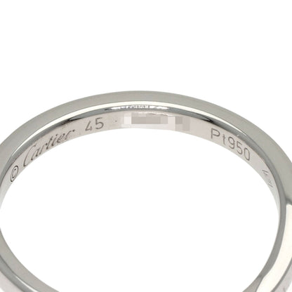 CARTIER Ballerina 1P Diamond Ring Platinum PT950 Ladies [Used]