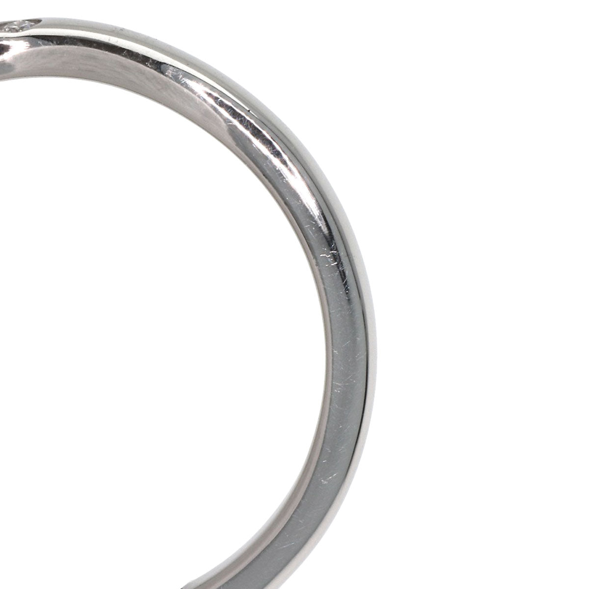 CARTIER Ballerina 1P Diamond Ring Platinum PT950 Ladies [Used]