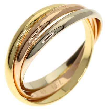CARTIER Trinity #48 Ring K18 Yellow Gold K18 White GoldLadies [Used]