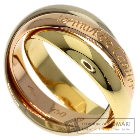 CARTIER Trinity #49 Ring K18 Yellow Gold 18K Pink GoldLadies [Used]