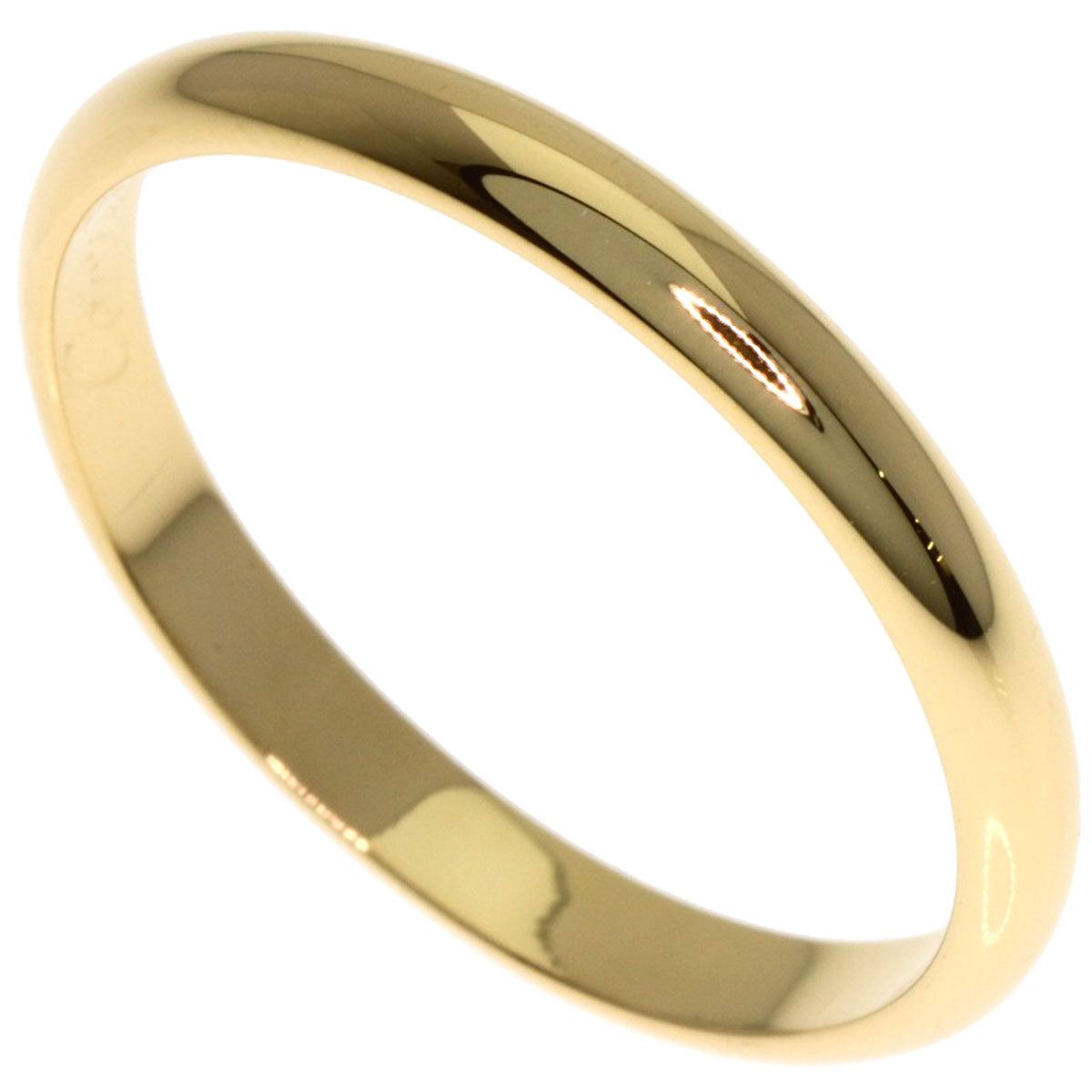 CARTIER Wedding #55 Ring K18 Yellow Gold Ladies [Used]
