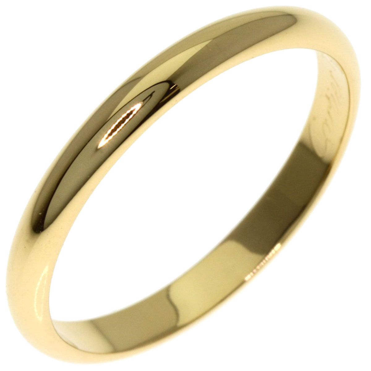 CARTIER Wedding #55 Ring K18 Yellow Gold Ladies [Used]