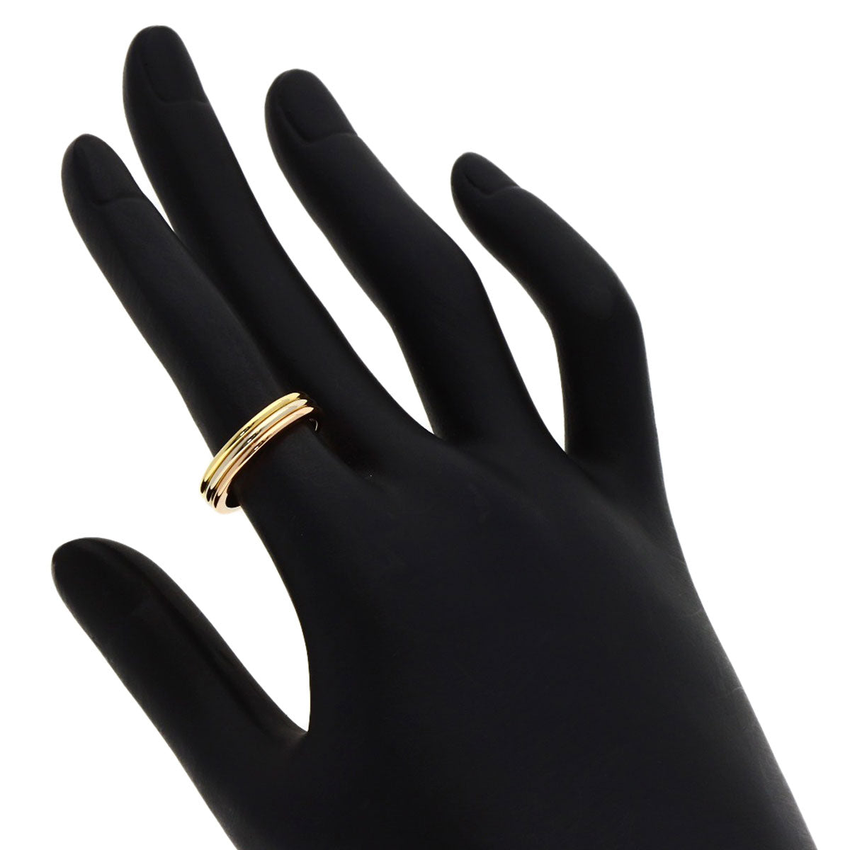 CARTIER 3 colors # 50 Ring K18 Yellow Gold 18K Pink GoldLadies [Used]