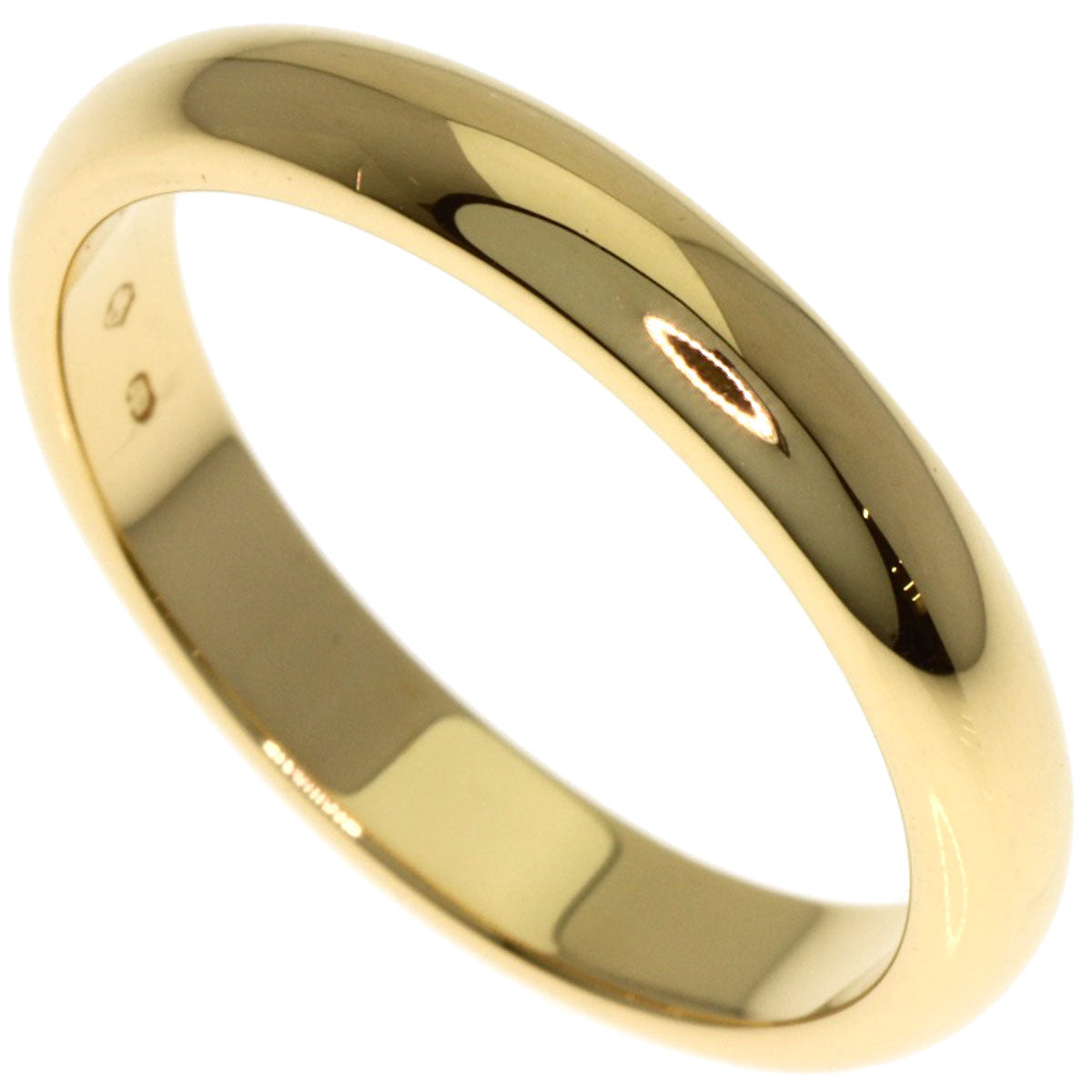 CARTIER 1895 Wedding #55 Ring K18 Yellow Gold Ladies [Used]