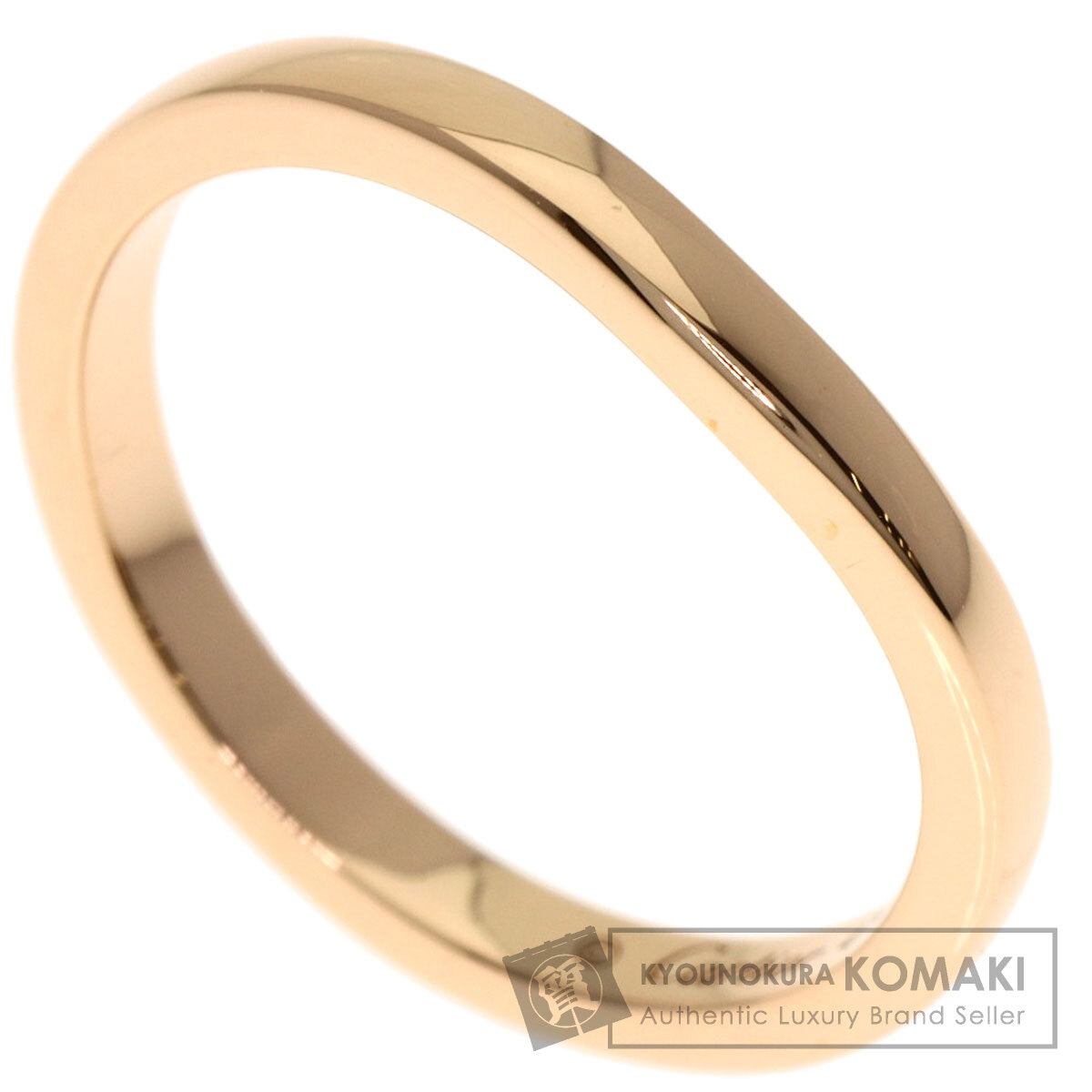 CARTIER Ballerina Curve #47 Ring K18 Pink Gold Ladies [Used]