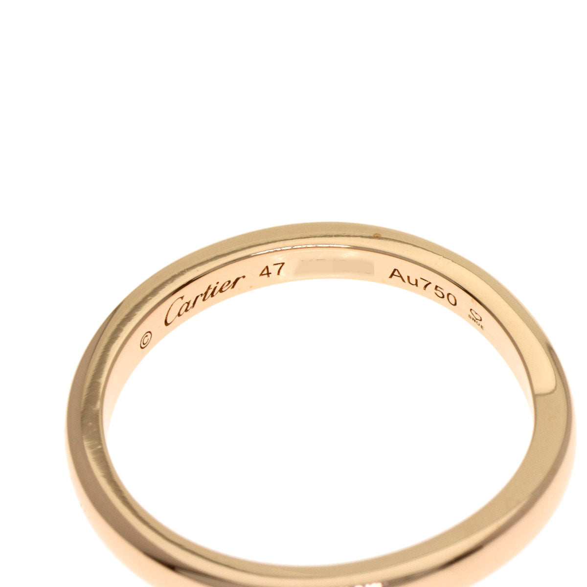 CARTIER Ballerina Curve #47 Ring K18 Pink Gold Ladies [Used]