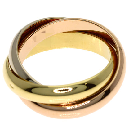 CARTIER Trinity MM #52 Ring K18 Yellow Gold 18K Pink GoldLadies [Used]