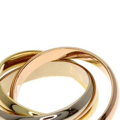 CARTIER Trinity MM #52 Ring K18 Yellow Gold 18K Pink GoldLadies [Used]