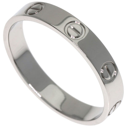 CARTIER Mini love ring #57 Ring Platinum PT950 Ladies [Used]