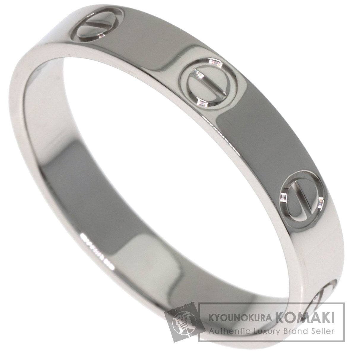 CARTIER Mini love ring #57 Ring Platinum PT950 Ladies [Used]