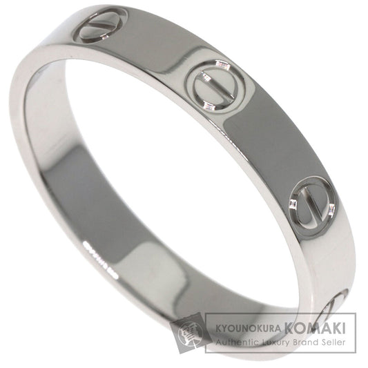 CARTIER Mini love ring #57 Ring Platinum PT950 Ladies [Used]