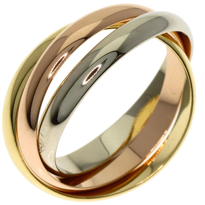 CARTIER Trinity SM #48 Ring K18 Yellow Gold 18K Pink GoldLadies [Used]
