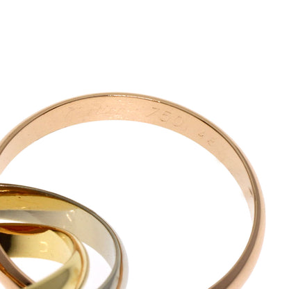 CARTIER Trinity SM #48 Ring K18 Yellow Gold 18K Pink GoldLadies [Used]