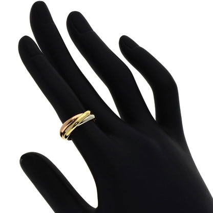 CARTIER Trinity SM #48 Ring K18 Yellow Gold 18K Pink GoldLadies [Used]