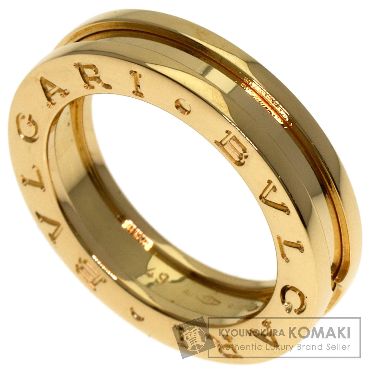 BVLGARI B.zero1 1 band #49 Ring K18 Yellow Gold Ladies [Used]