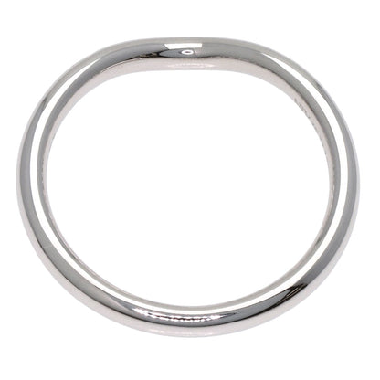 TIFFANY&Co. Curved band Diamond Ring Platinum PT950 Ladies [Used]