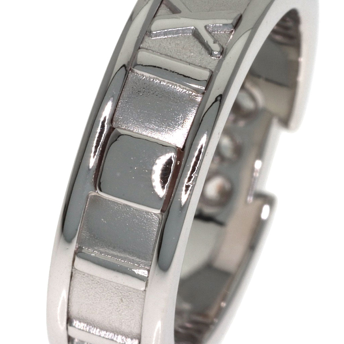 TIFFANY&Co. Atlas Diamond Ring K18 White Gold Ladies [Used]