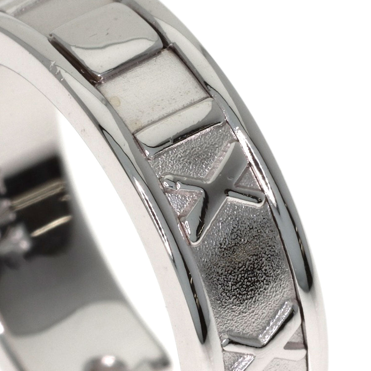 TIFFANY&Co. Atlas Diamond Ring K18 White Gold Ladies [Used]